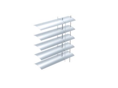 Hella Raffstore 65 im 90° geöffneten Zustand.