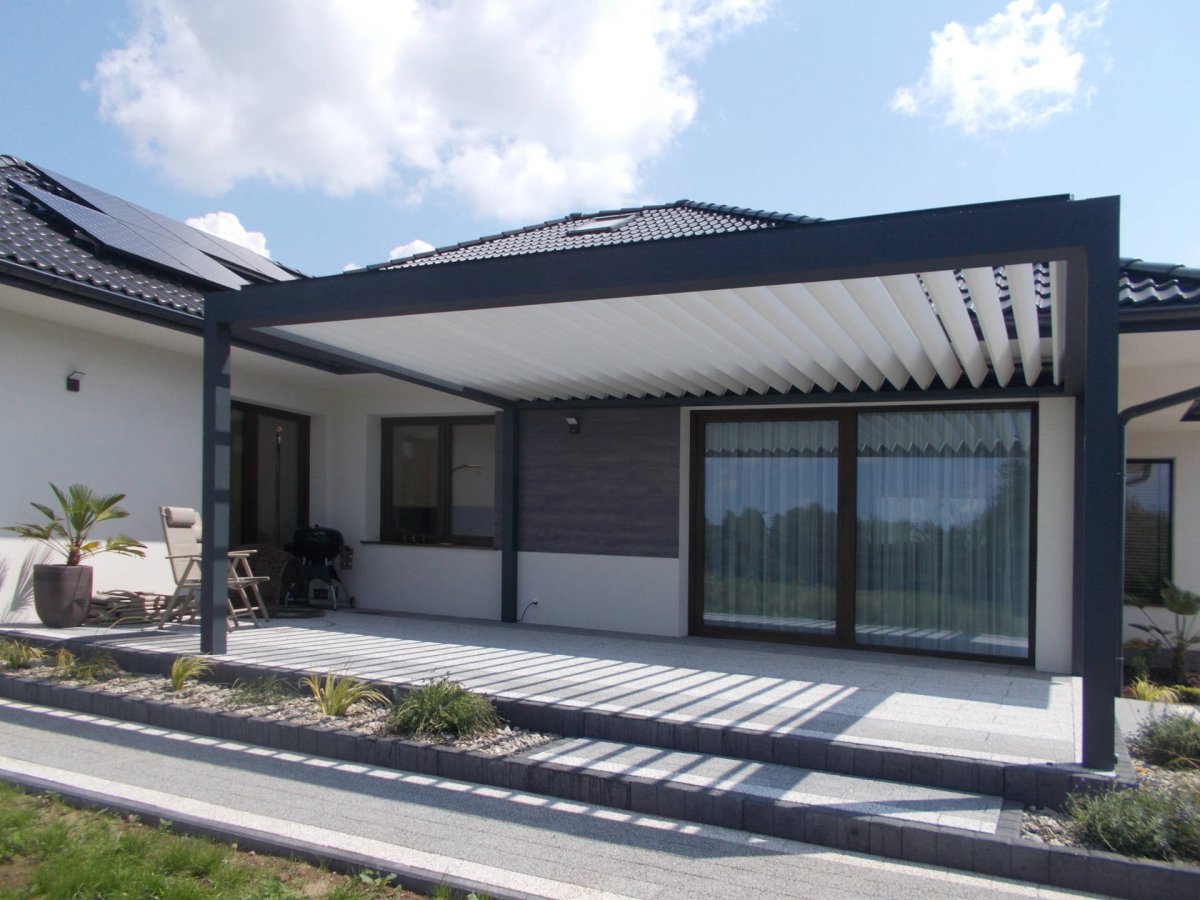 Selbsttragende Pergola Sonnenschutz Fulda