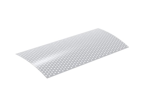 Die perforierte Lamelle lässt durch die kleinen Löcher Tageslicht in den Raum, auch bei geschlossem Raffstore.