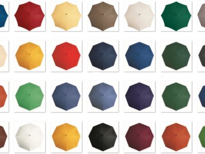 Polyester und Dicksen Farben für Sonnenschirme.
