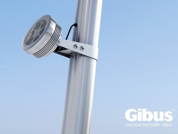 LED Beleuchtung für Sonnensegel, für angenehmes Verweilen bei abendlichen Stunden.