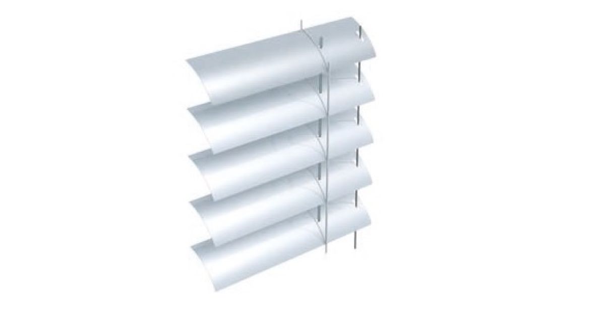 Raffstor geöffnet 45°