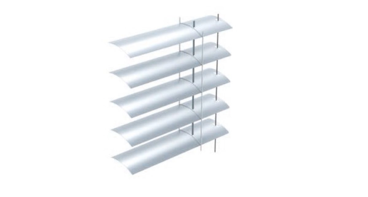 Raffstor geöffnet 90°