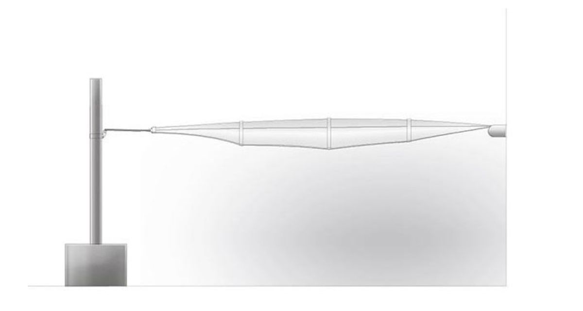 C4sun Sonnensegel Mast