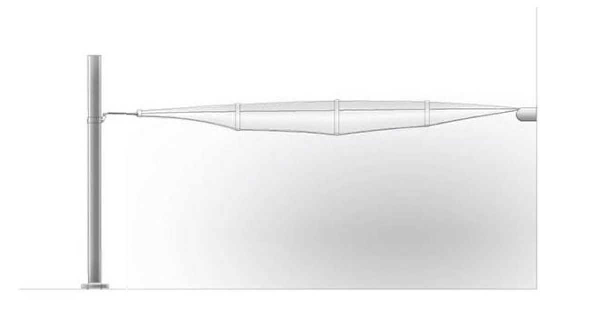 C4sun Sonnensegel Mast