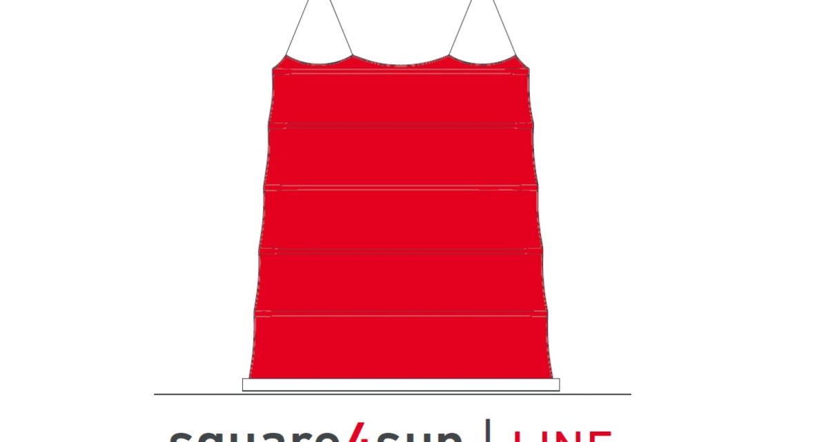 C4sun Square Line Sonnensegel Zeichnung