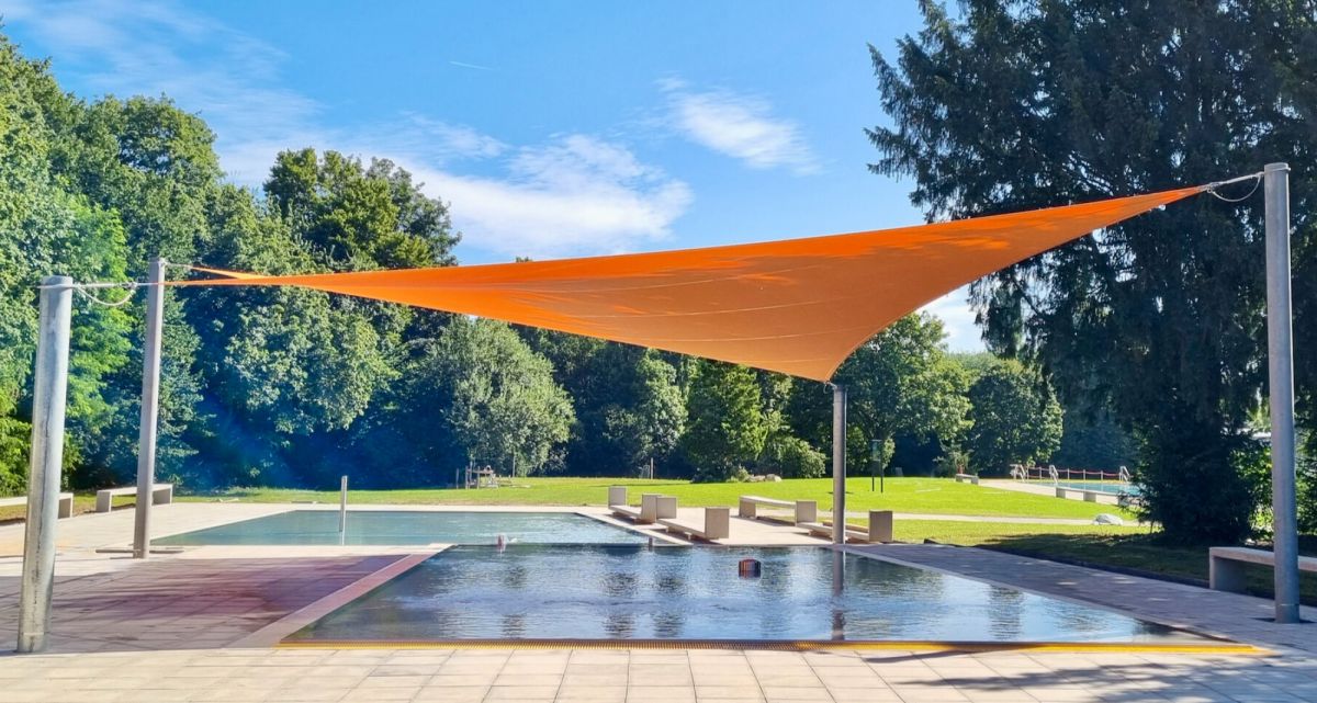 Frimey Freibad Sonnensegel
