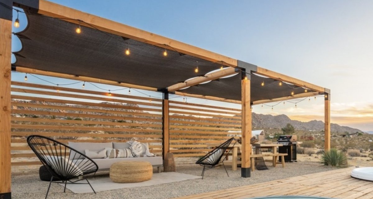 Frimey Holz Pergola