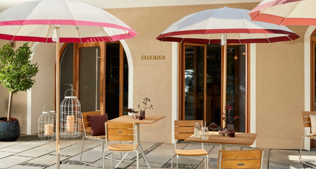 Frimey Holzschirm Café