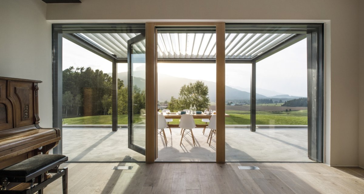 Frimey Lamellendach am Haus