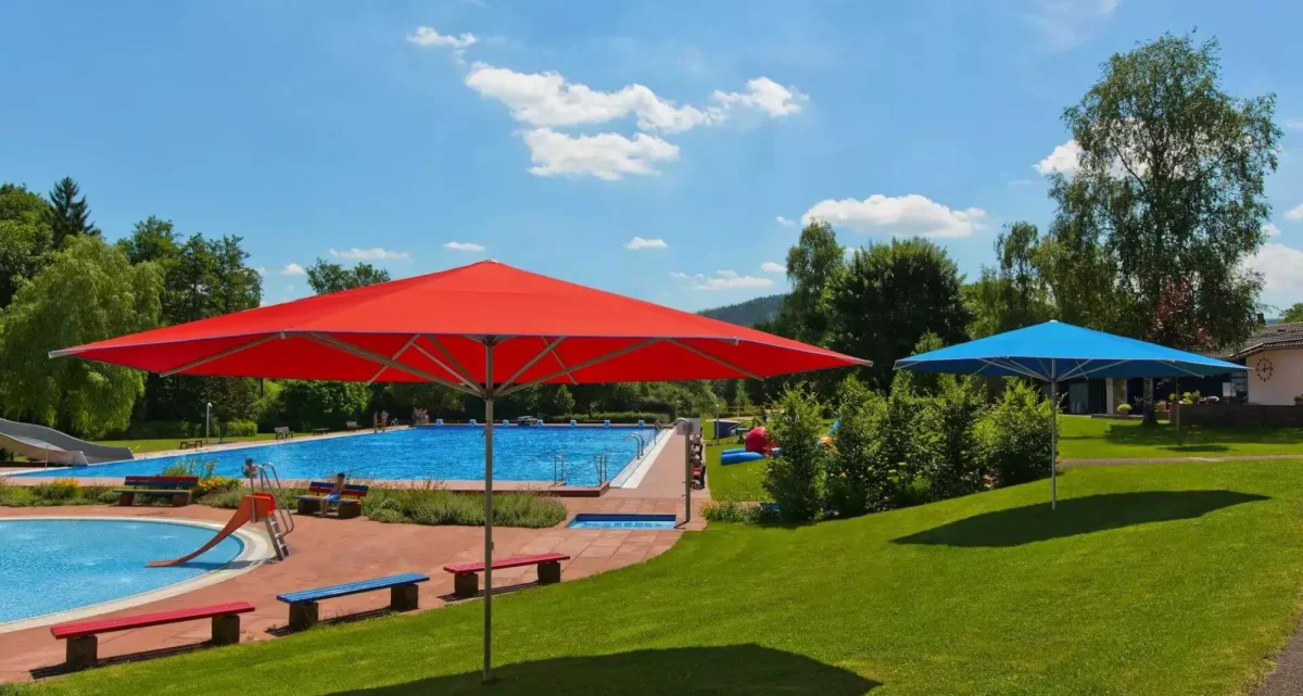 Frimey Freibad Sonnenschirm