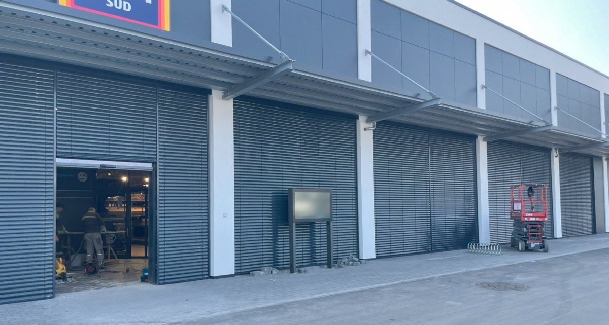 Frimey Supermarkt Sonnenschutz