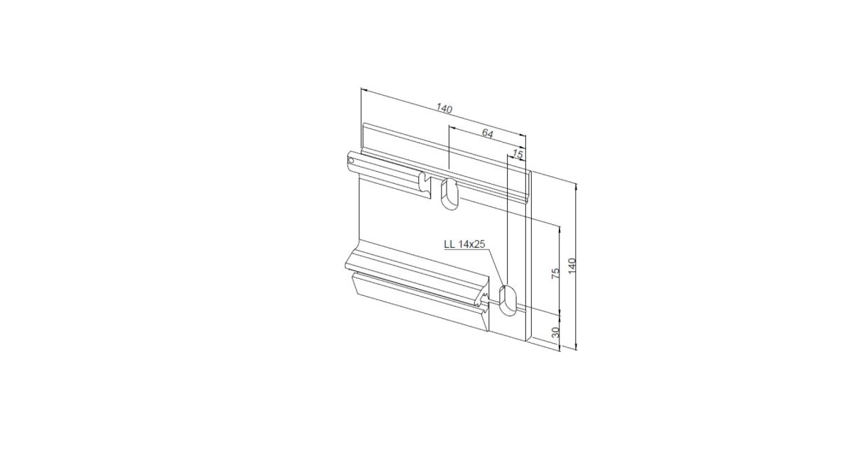 Die Wandhalterung der Warema Perea P40 Pergolamarkise, bei Frimey GmbH.