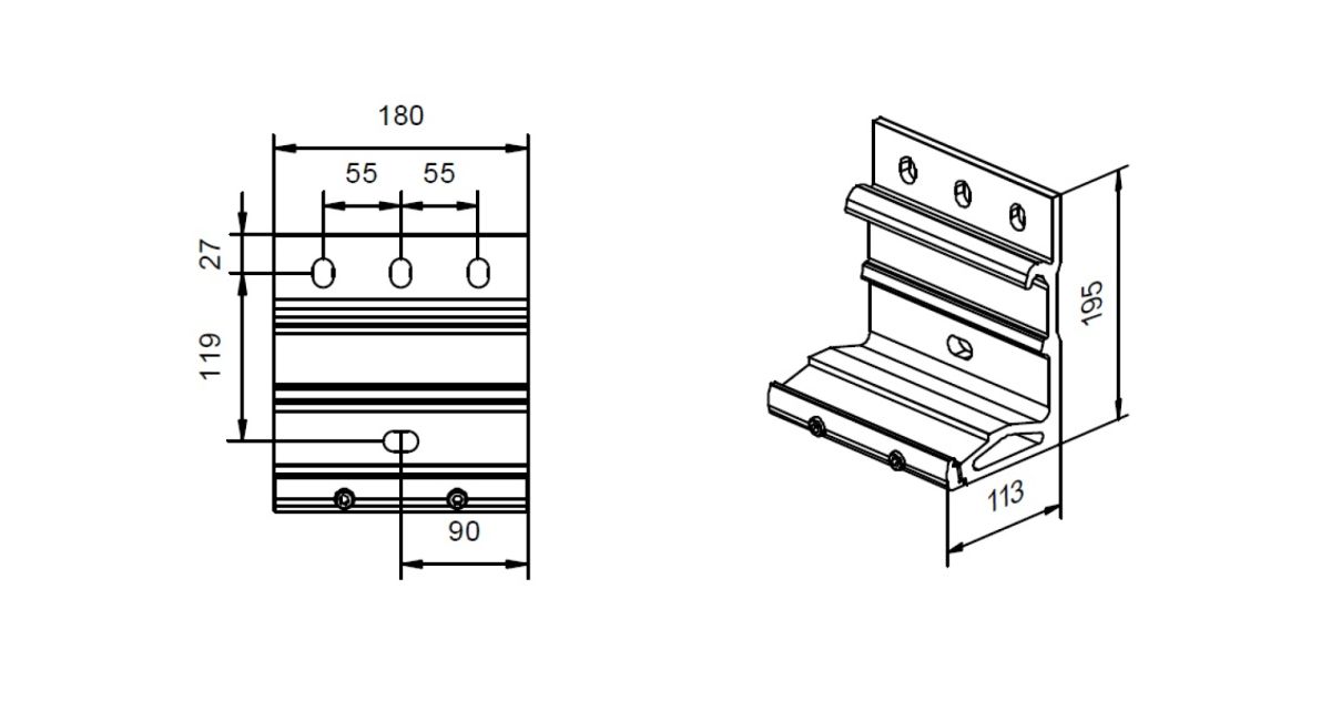 Die stabile Wandhalterung der Kassettenmarkise Topline Cassette von WOundWO, bei Frimey GmbH.