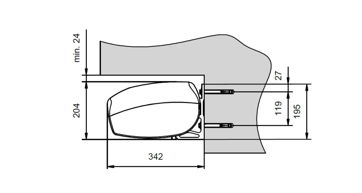 Die stabile Kassettenmarkise Topline Cassette von WOundWO als Wandmontage, bei Frimey GmbH.