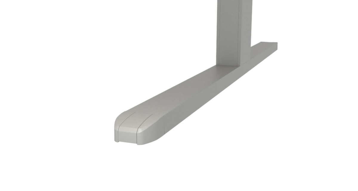 Der Markisenfuß im Detail der WOundWO Standmarkise Winglight Compact, bei Frimey GmbH.