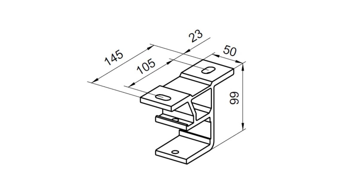 Die WOundWO Swingline Gelenkarmmarkise Deckenhalterung, bei Frimey GmbH.
