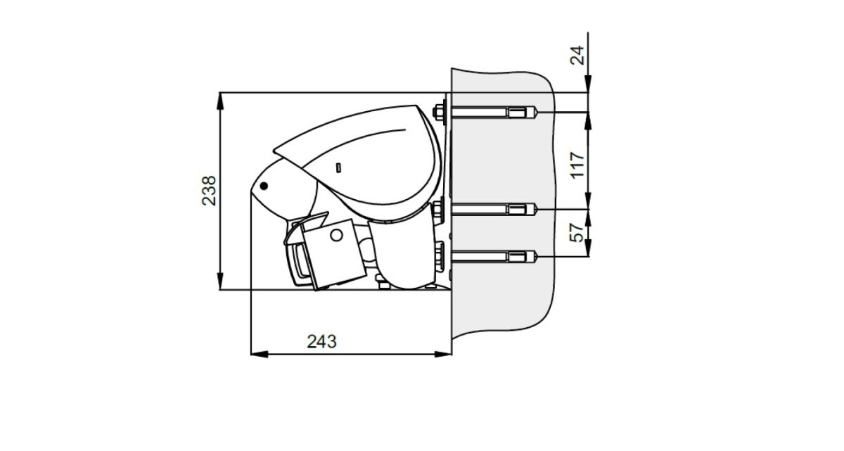 Die Halbkassettenmarkise Topline Plus von WOundWO als Wandmontage, bei Frimey GmbH.