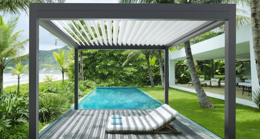 Pergola und Lamellendach - Frimey