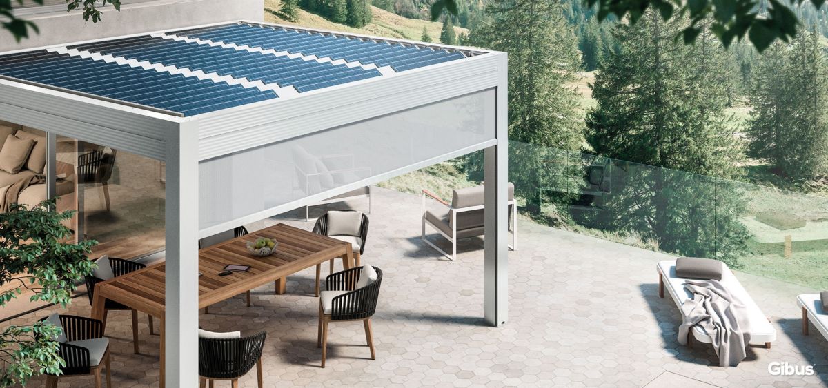 Gibus Energy Solar Lamellendach