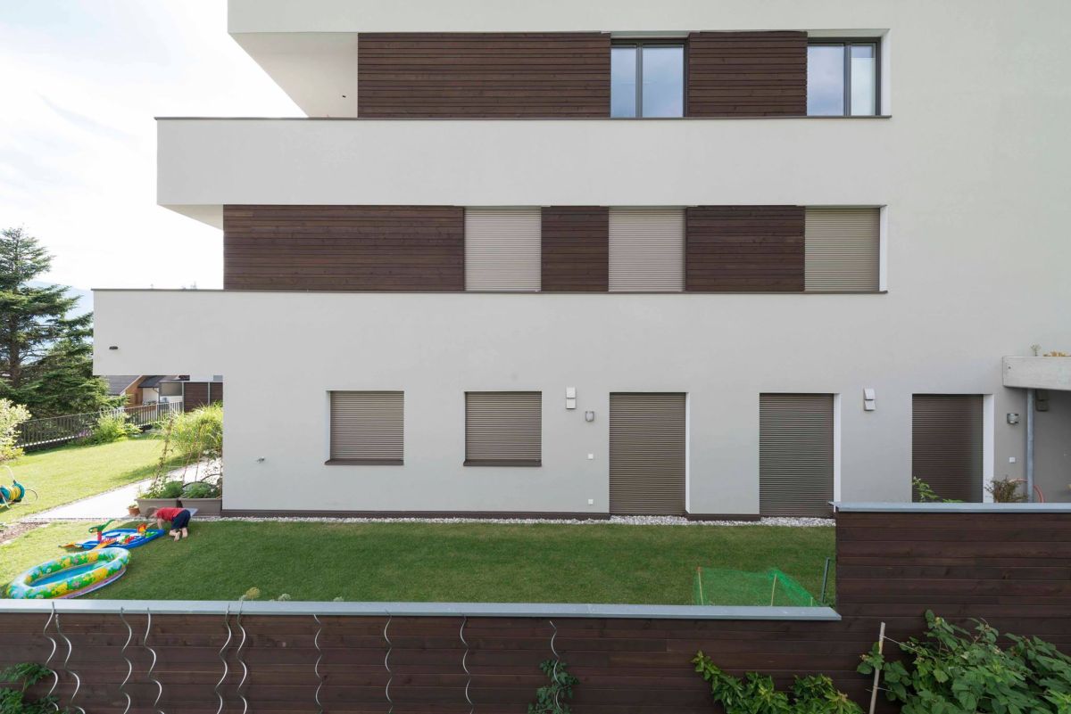 Frimey Einbaurollladen modernes Wohnhaus